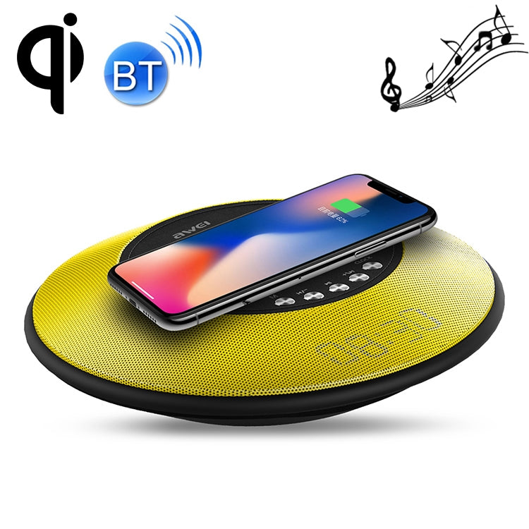 awei Y290 5W Fast Wireless Charger with Bluetooth Speaker, Y290