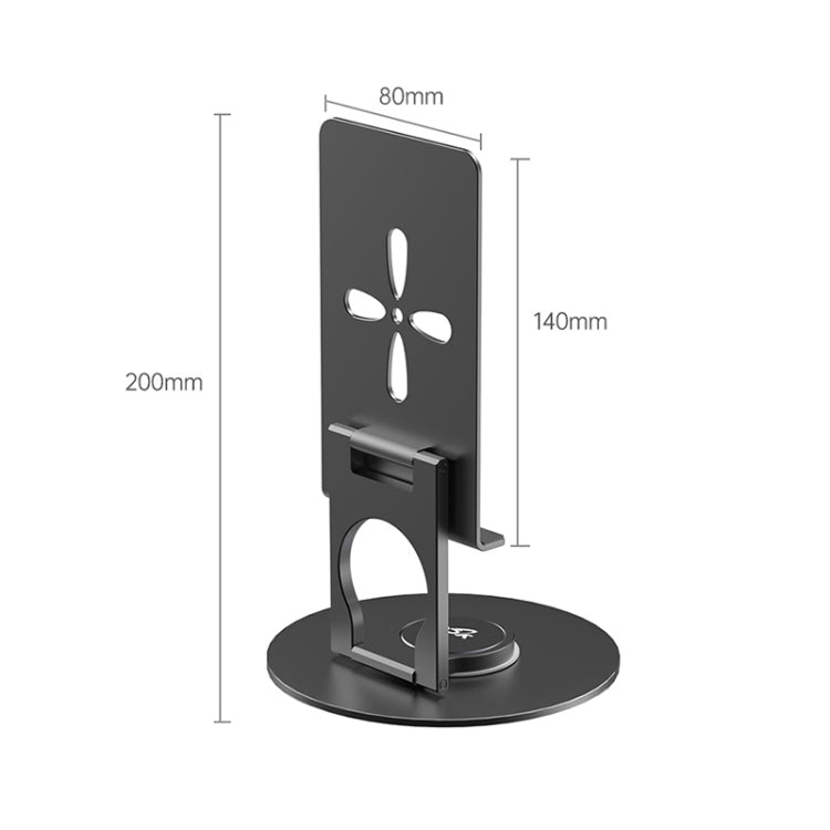 V269C 360 Degree Rotation Aluminum Alloy Desktop Phone Tablet Holder, V269C