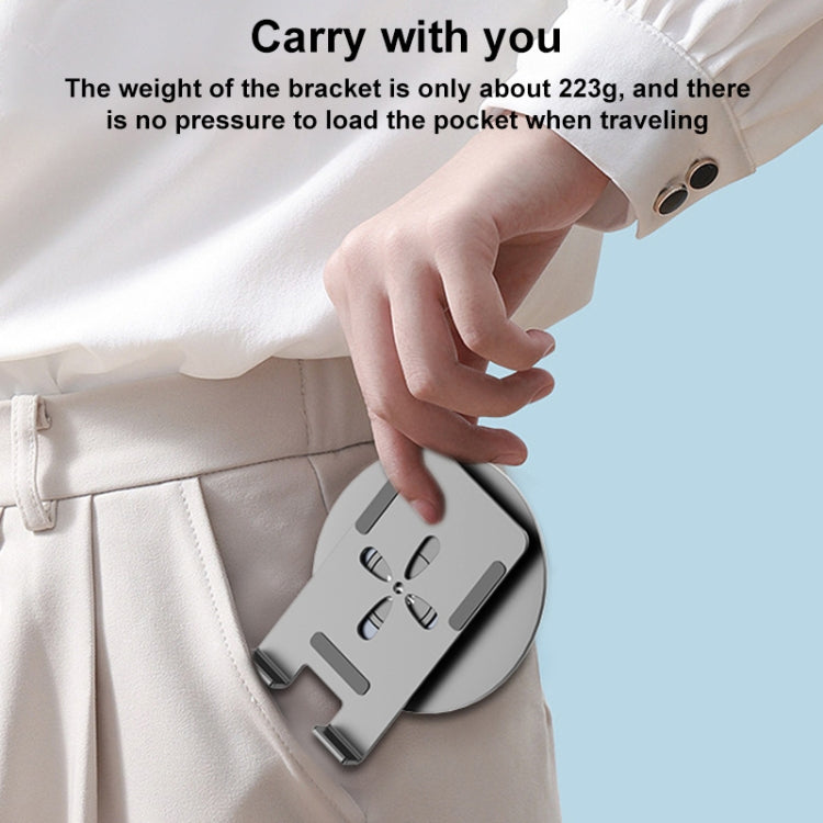 V269C 360 Degree Rotation Aluminum Alloy Desktop Phone Tablet Holder, V269C