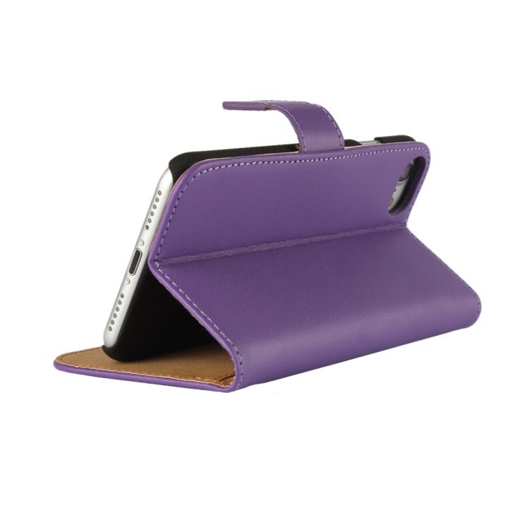For  iPhone 8 & 7  Genuine Split Horizontal Flip Leather Case with Holder & Card Slots & Wallet