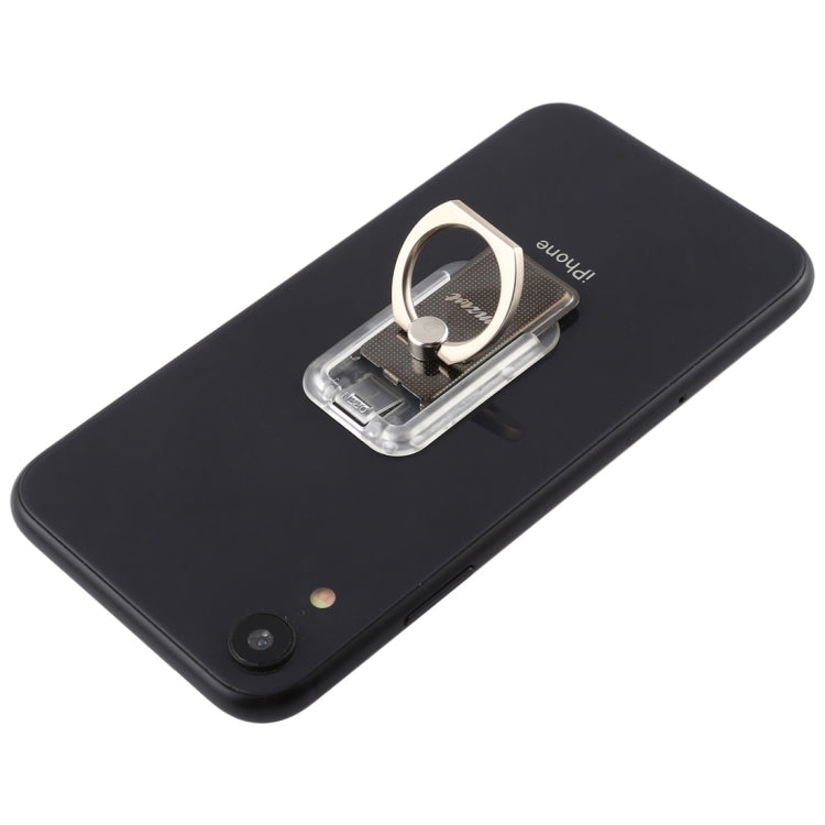 CPS-013 360 Degrees Rotate Freely Removable Magnetic Ring Stand Phone Holder, Support Wireless Charging