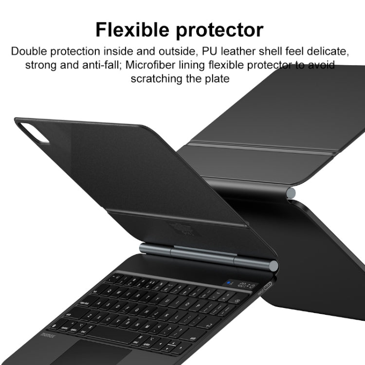 MOMAX KB3M MAG LINK Wireless Suspended Magnetic Keyboard Leather Case For iPad Pro 11 2022 / 2021 / 2020 / 2018 / Air 2022 / 2020 10.9, KB3M