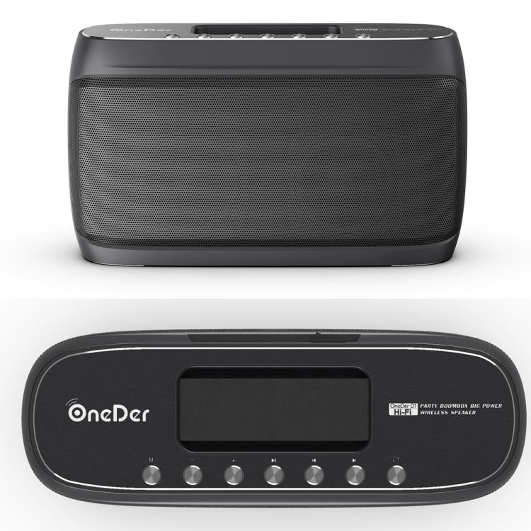 OneDer D1 60W Portable HiFi Bass Wireless Bluetooth Speaker, Support Hands-free / USB / AUX / TF
