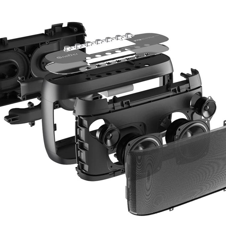 OneDer D1 60W Portable HiFi Bass Wireless Bluetooth Speaker, Support Hands-free / USB / AUX / TF