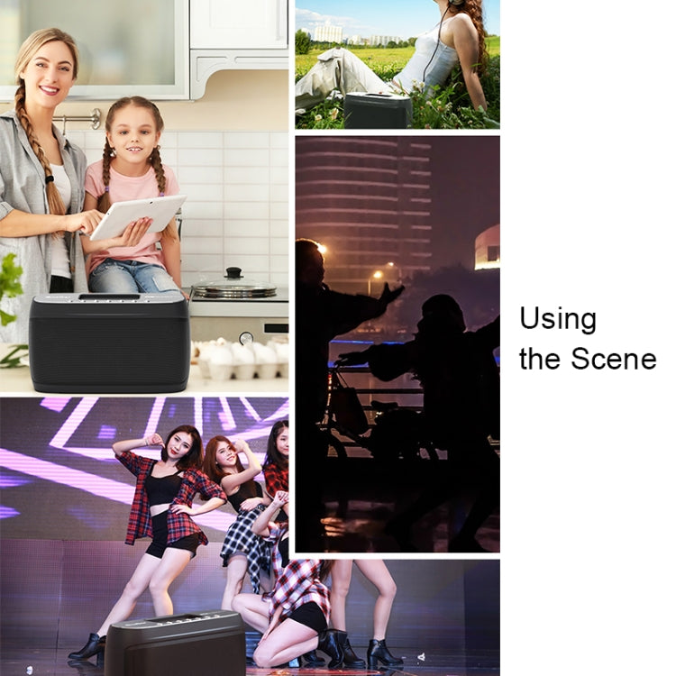 OneDer D1 60W Portable HiFi Bass Wireless Bluetooth Speaker, Support Hands-free / USB / AUX / TF