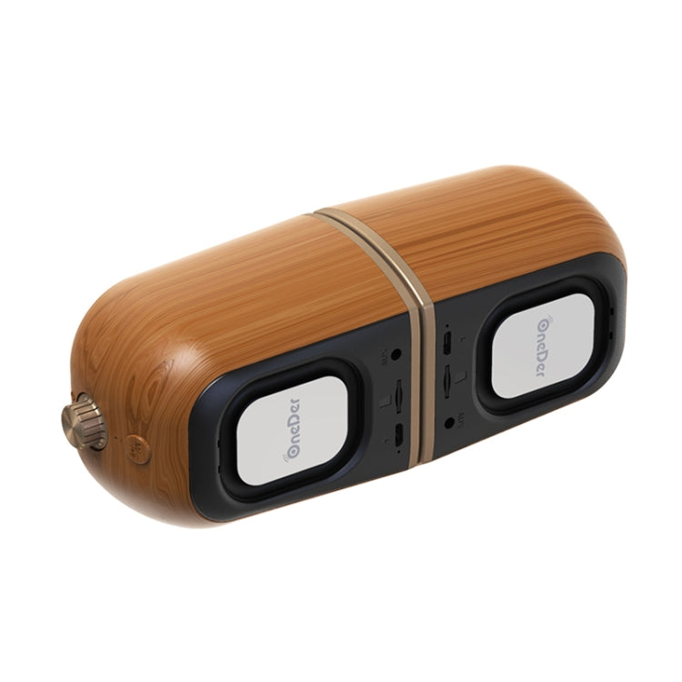 Oneder V8 Magnetic Suction Pair Stereo Sound Box Wireless Bluetooth Speaker with Strap, Support Hands-free & TF Card & AUX & USB Drive