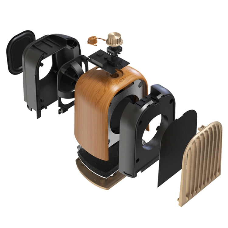 Oneder V8 Magnetic Suction Pair Stereo Sound Box Wireless Bluetooth Speaker with Strap, Support Hands-free & TF Card & AUX & USB Drive