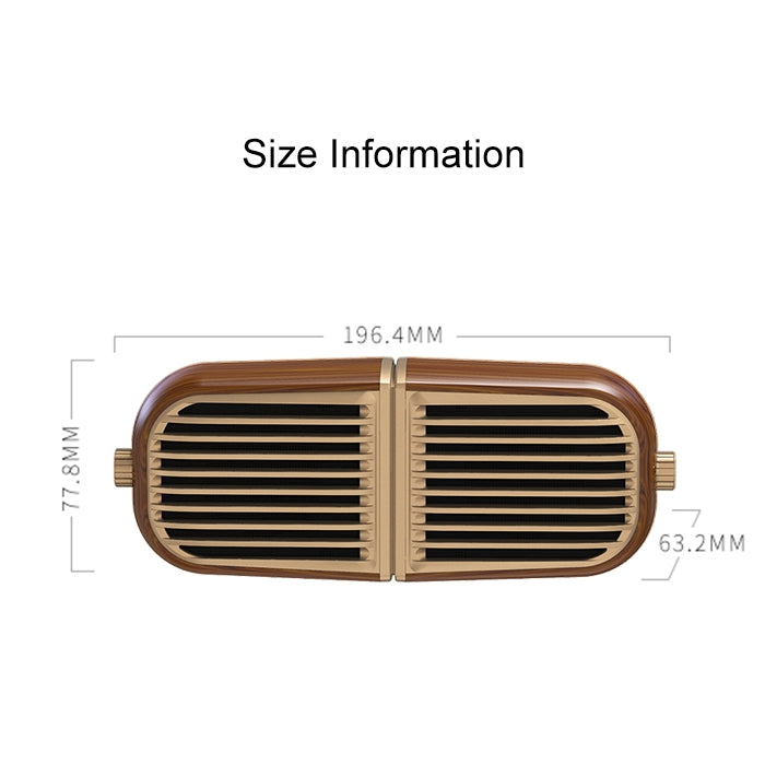 Oneder V8 Magnetic Suction Pair Stereo Sound Box Wireless Bluetooth Speaker with Strap, Support Hands-free & TF Card & AUX & USB Drive