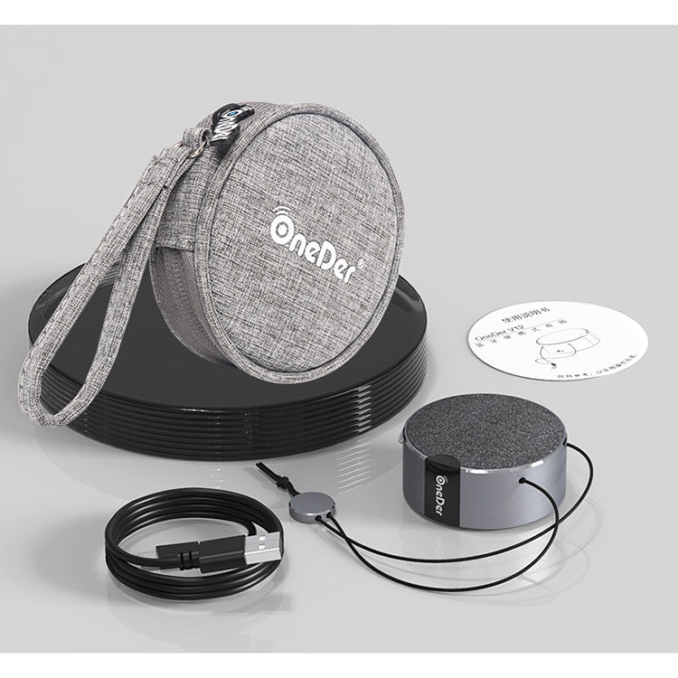 Oneder V12 Mini Wireless Bluetooth Speaker with Lanyard, Support Hands-free