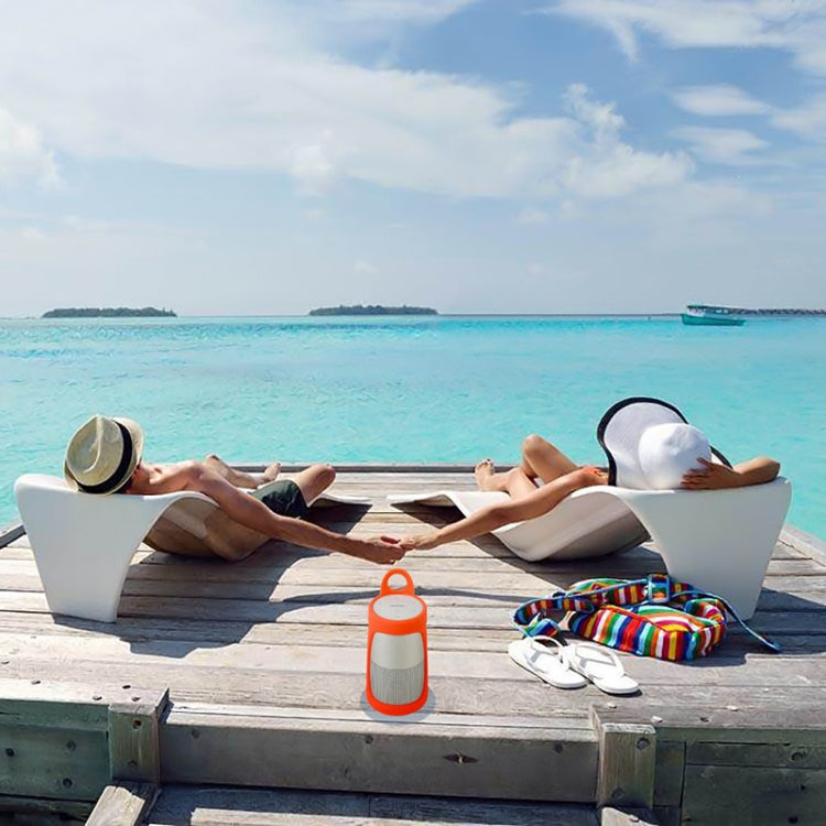 Portable Silica Gel Bluetooth Speaker Protective Case for BOSE Soundlink Revolve+