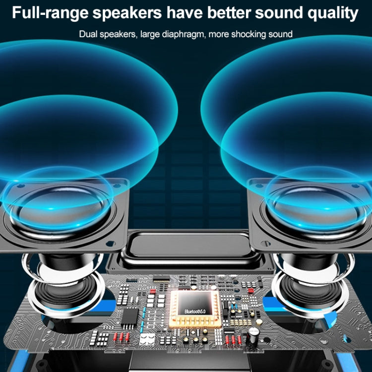 EBS-308 Outdoor Portable Mini Wireless Bluetooth Subwoofer Speaker