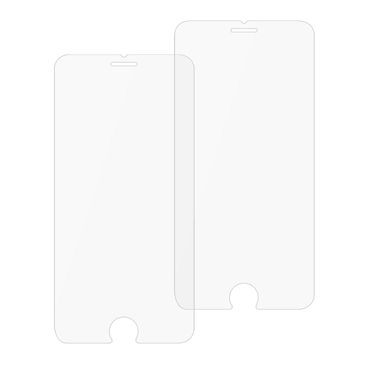 2 PCS for iPhone 8 Plus & iPhone 7 Plus 0.26mm 9H Surface Hardness 2.5D Explosion-proof Tempered Glass Non-full Screen Film