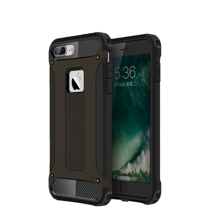 For iPhone 8 Plus & 7 Plus   Tough Armor TPU + PC Combination Case
