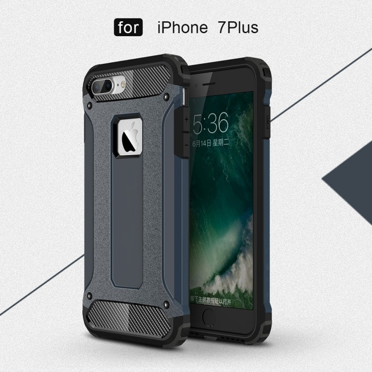 For iPhone 8 Plus & 7 Plus   Tough Armor TPU + PC Combination Case