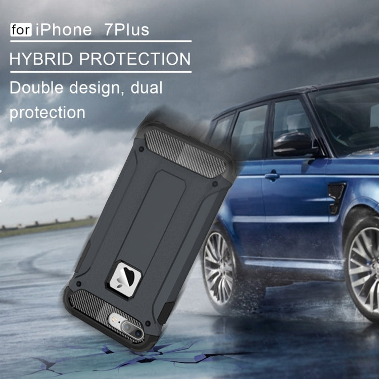 For iPhone 8 Plus & 7 Plus   Tough Armor TPU + PC Combination Case