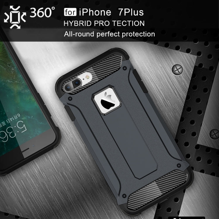 For iPhone 8 Plus & 7 Plus   Tough Armor TPU + PC Combination Case