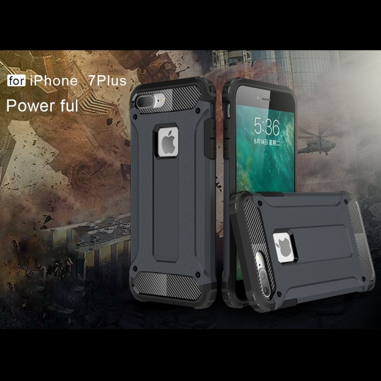 For iPhone 8 Plus & 7 Plus   Tough Armor TPU + PC Combination Case