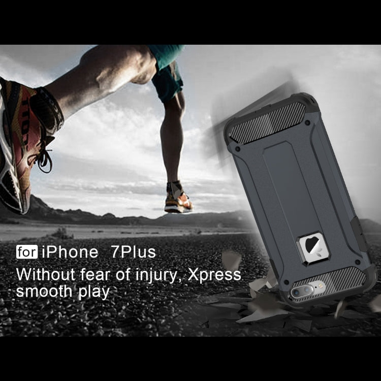 For iPhone 8 Plus & 7 Plus   Tough Armor TPU + PC Combination Case