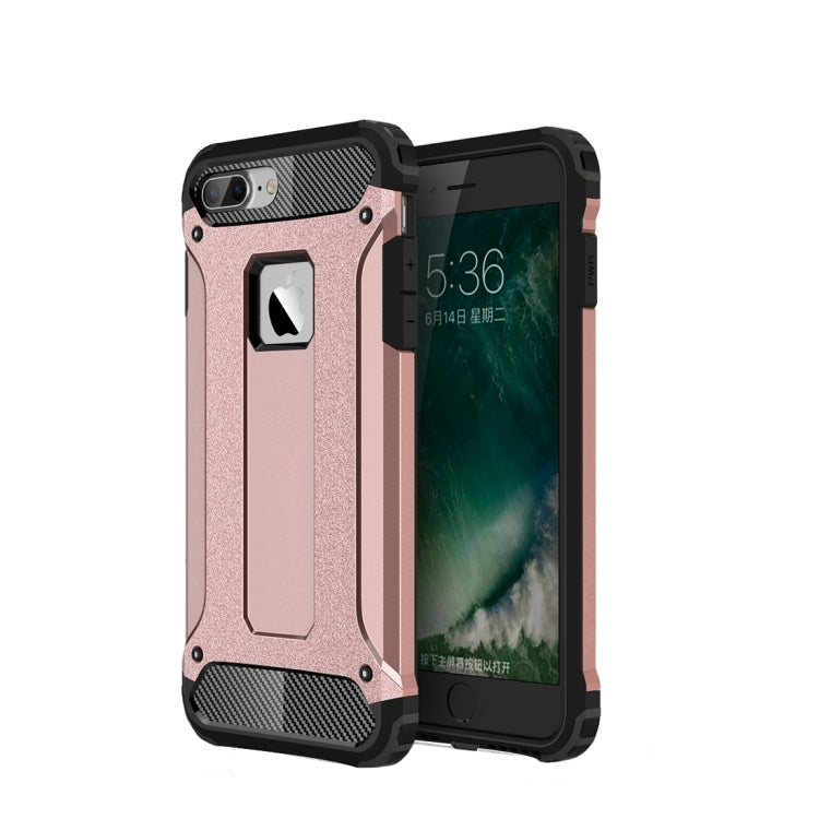 For iPhone 8 Plus & 7 Plus   Tough Armor TPU + PC Combination Case