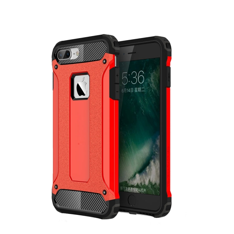 For iPhone 8 Plus & 7 Plus   Tough Armor TPU + PC Combination Case