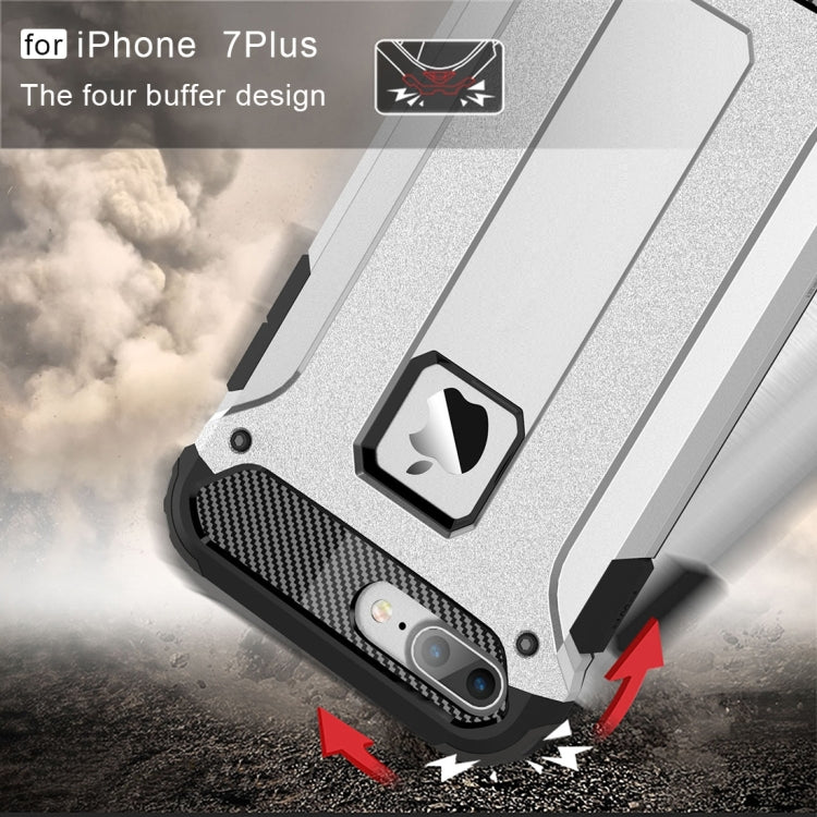 For iPhone 8 Plus & 7 Plus   Tough Armor TPU + PC Combination Case, For iPhone 7 Plus