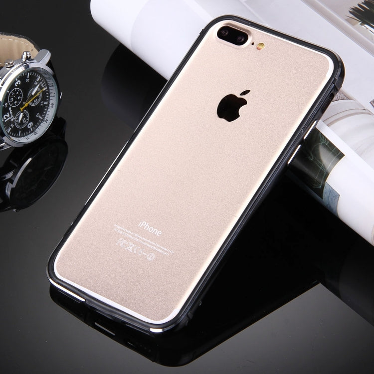 For iPhone 8 Plus & 7 Plus   TPU + Aluminum Alloy Bumper Frame