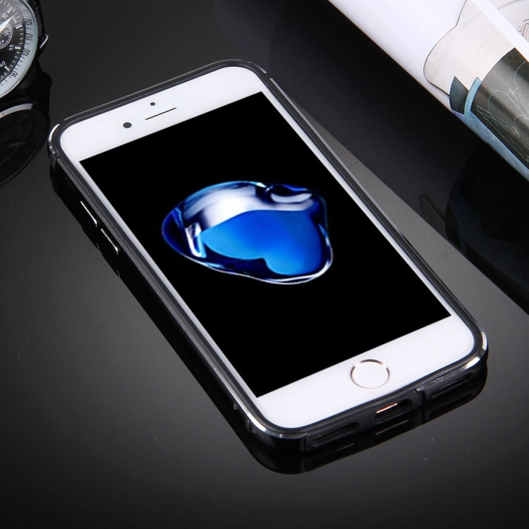 For iPhone 8 Plus & 7 Plus   TPU + Aluminum Alloy Bumper Frame