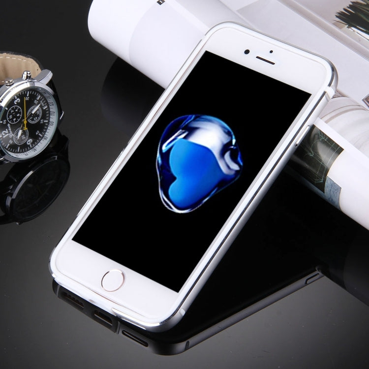 For iPhone 8 Plus & 7 Plus   TPU + Aluminum Alloy Bumper Frame