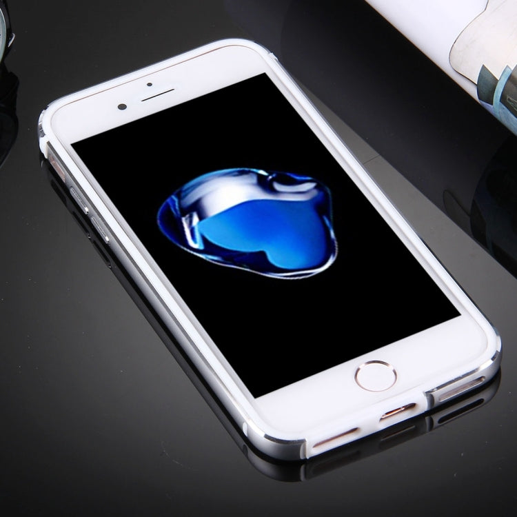 For iPhone 8 Plus & 7 Plus   TPU + Aluminum Alloy Bumper Frame