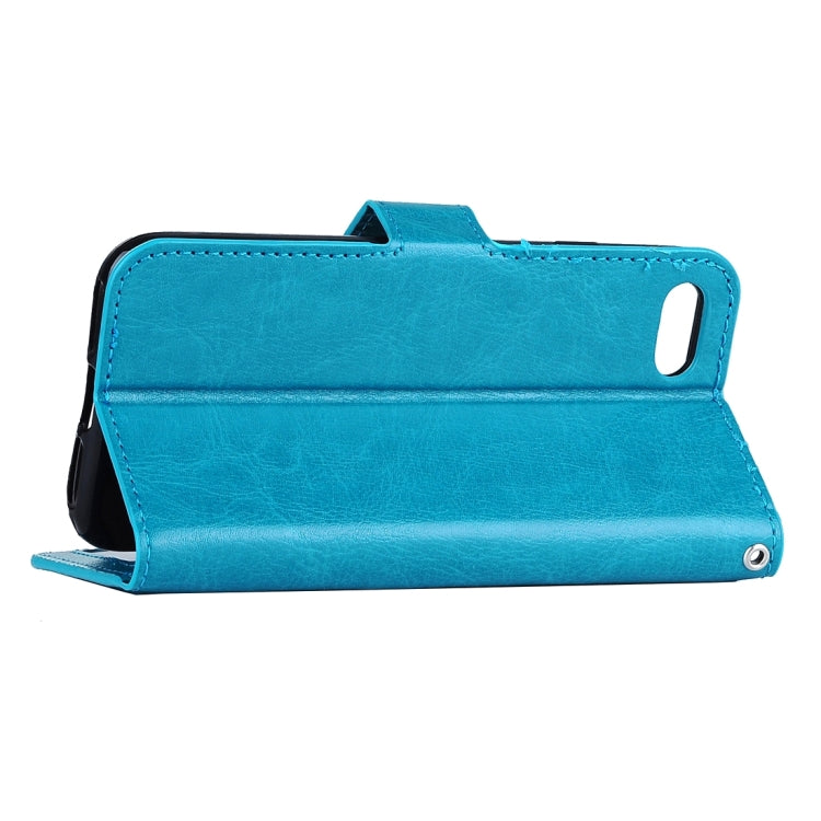 For iPhone 8 Plus & 7 Plus   Crazy Horse Texture Horizontal Flip Leather Case with Magnetic Buckle & Holder & Card Slots & Wallet & Photo Frame, For 8P & 7P