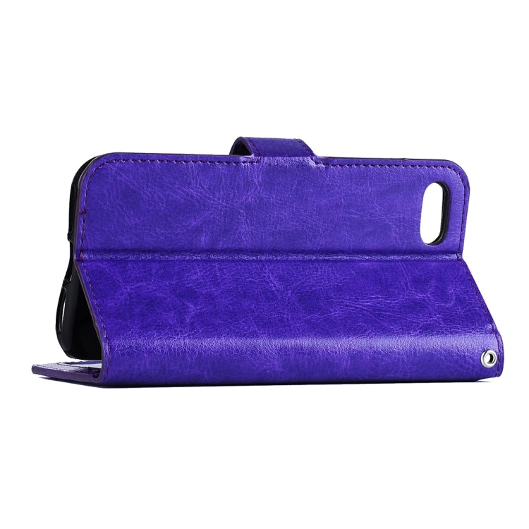 For iPhone 8 Plus & 7 Plus   Crazy Horse Texture Horizontal Flip Leather Case with Magnetic Buckle & Holder & Card Slots & Wallet & Photo Frame, For 8P & 7P