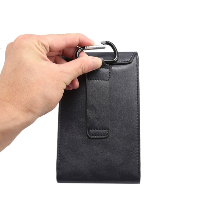 6.3 inch and Below Universal Crazy Horse Texture 3 Pouches Vertical Flip Leather Case with Belt Hole & Climbing Buckle for Galaxy Note 8, Sony, Huawei, Meizu, Lenovo, ASUS, Cubot, Oneplus, Oukitel, Xiaomi, DOOGEE, Vkworld, and other Smartphones