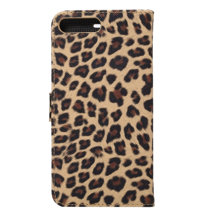 For iPhone 8 Plus & 7 Plus   Leopard Texture Horizontal Flip Leather Case with Holder & Card Slots & Wallet