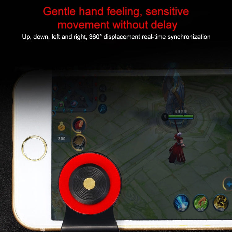 A9 Direct Mobile Clip Games Joystick Artifact Hand Travel Button Sucker with Ring Holder for iPhone, Android Phone, Tablet, A9 Gold, A9 REd, A9 Silver