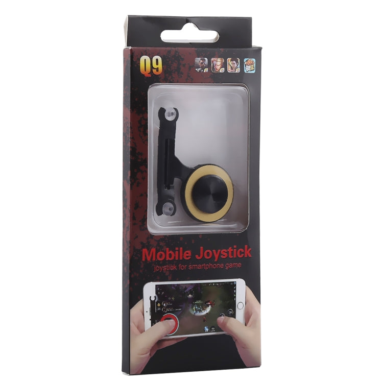 Q9 Direct Mobile Games Joystick Artifact Hand Travel Button Sucker for iPhone, Android Phone, Tablet, Q9 Gold, Q9 Red, Q9 White