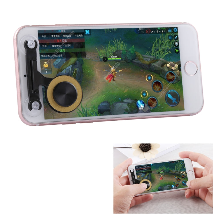 Q9 Direct Mobile Games Joystick Artifact Hand Travel Button Sucker for iPhone, Android Phone, Tablet, Q9 Gold, Q9 Red, Q9 White
