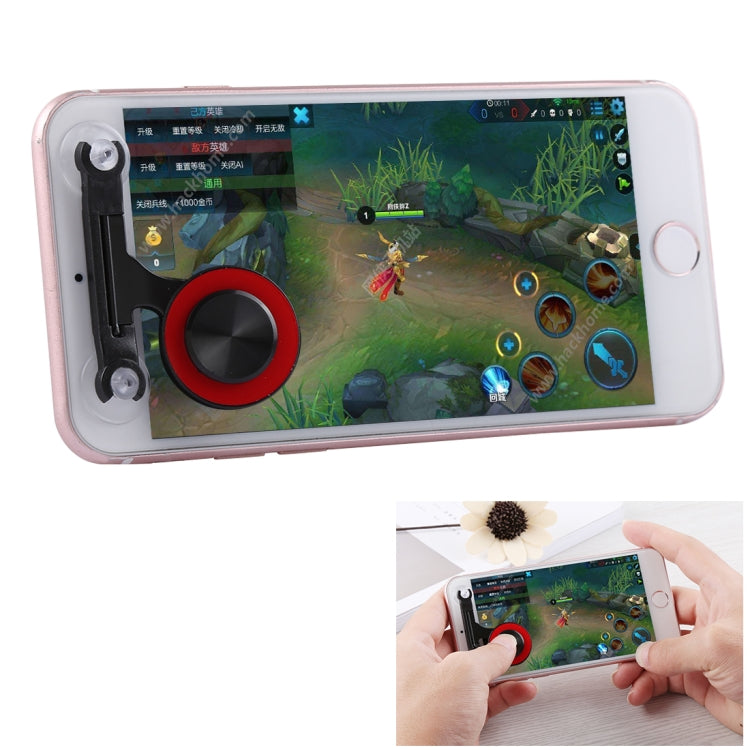 Q9 Direct Mobile Games Joystick Artifact Hand Travel Button Sucker for iPhone, Android Phone, Tablet, Q9 Gold, Q9 Red, Q9 White