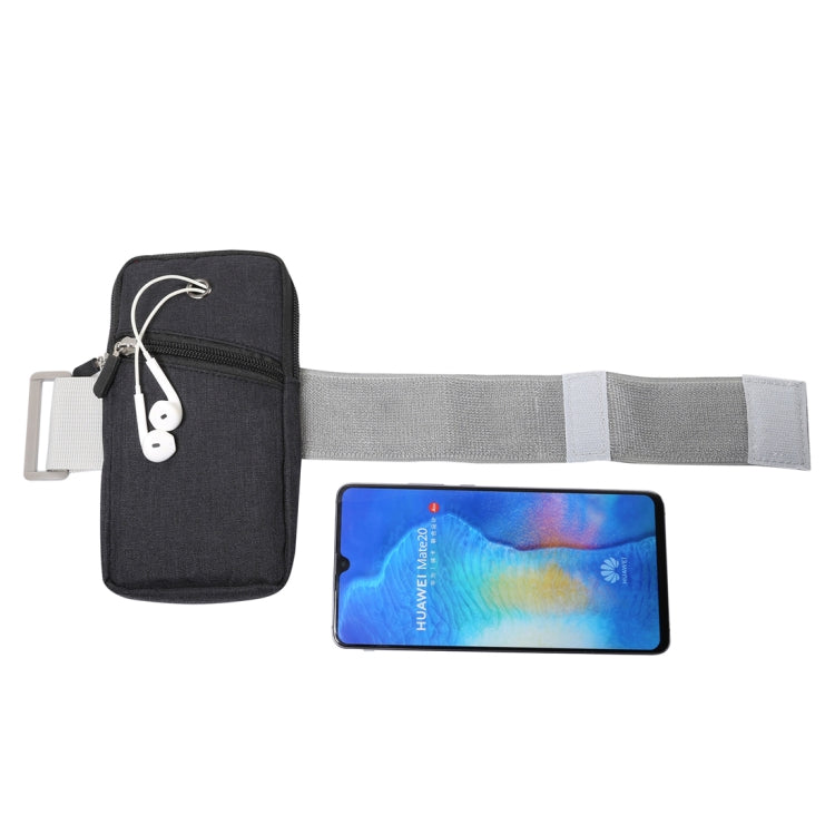 Multi-functional Universal Thin Sports Arm Bag Phone bag Wrist Pack with Earphone Hole for 6.5 Inch or Below Smartphones, Arm Size : 22-38cm