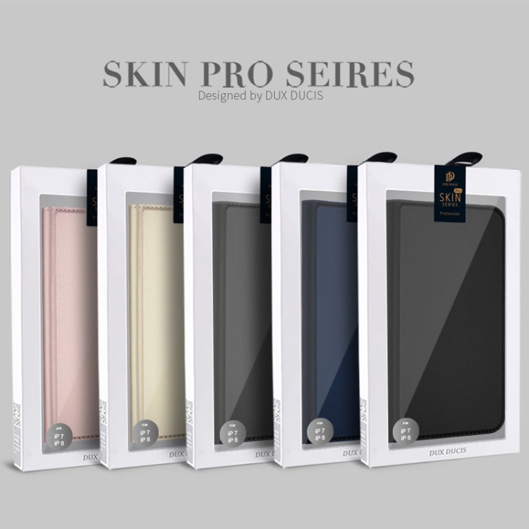 DUX DUCIS Skin Pro Series Leather Case for iPhone SE 2022 / SE 2020 / 8 / 7, iPhone 8 & 7