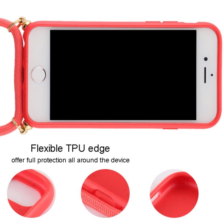 For iPhone 8 / 7 TPU Anti-Fall Mobile Phone Case With Lanyard, For iPhone SE 2022 / SE 2020 / 8 / 7