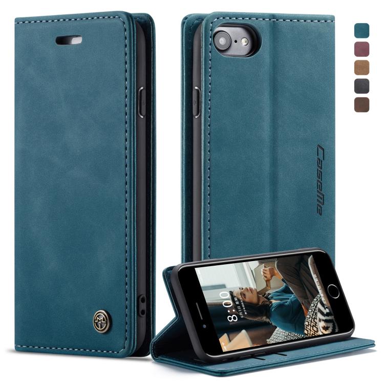 CaseMe-013 Multifunctional Retro Frosted Horizontal Flip Leather Case for iPhone 7 / 8, with Card Slot & Holder & Wallet, For iPhone 7 / 8