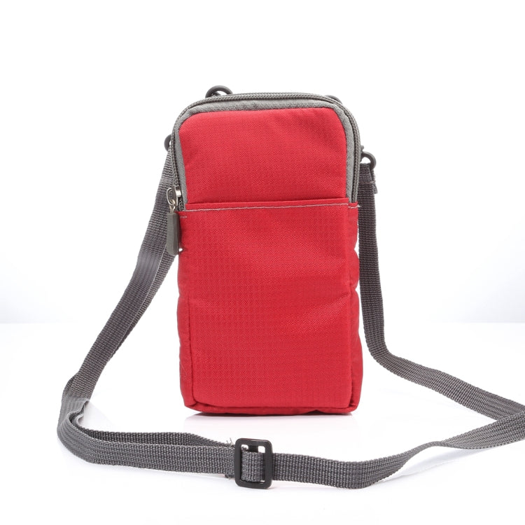 Sac banane multifonction décontracté pour téléphone portable, double fermeture éclair, diagonale, pour smartphones de 6,9 ​​pouces ou moins