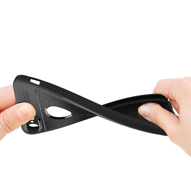 For iPhone 8 & 7 Litchi Texture TPU Protective Back Cover Case, For 8 & 7