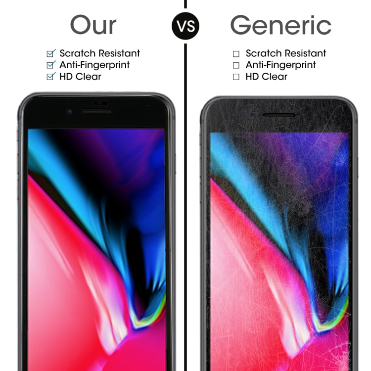 For iPhone 8 / 7 0.3mm 9H Surface Hardness  Curved Full Screen Tempered Glass Screen Protector, For iPhone 8 & 7(1 PC)