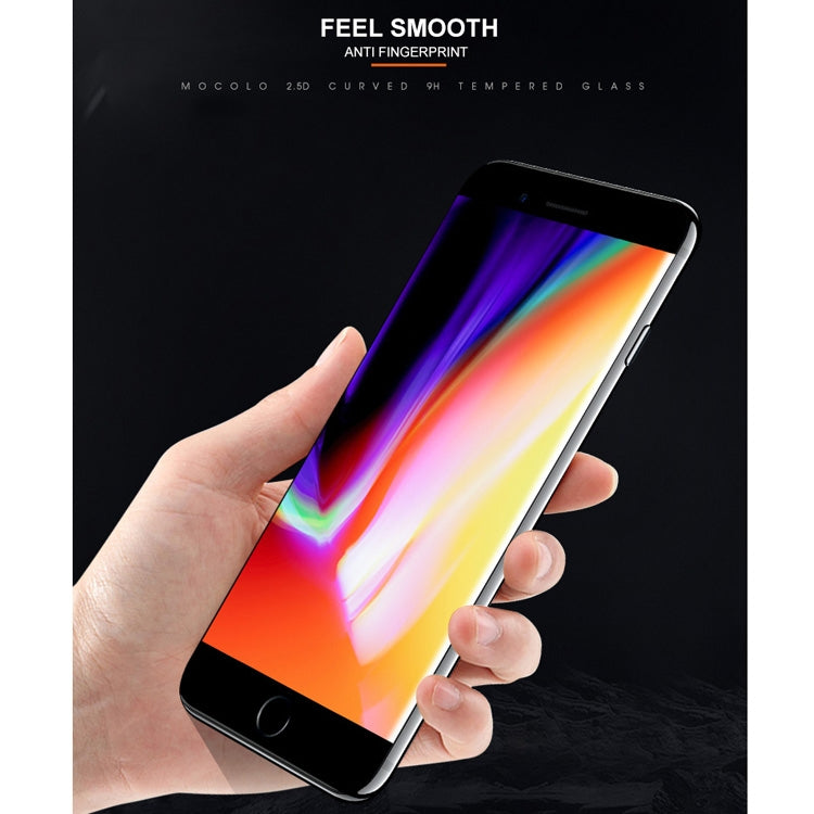 mocolo 0.33mm 9H 2.5D Silk Print Tempered Glass Film for iPhone SE 2020 / 8 / 7, iPhone SE 2020 / 8 / 7