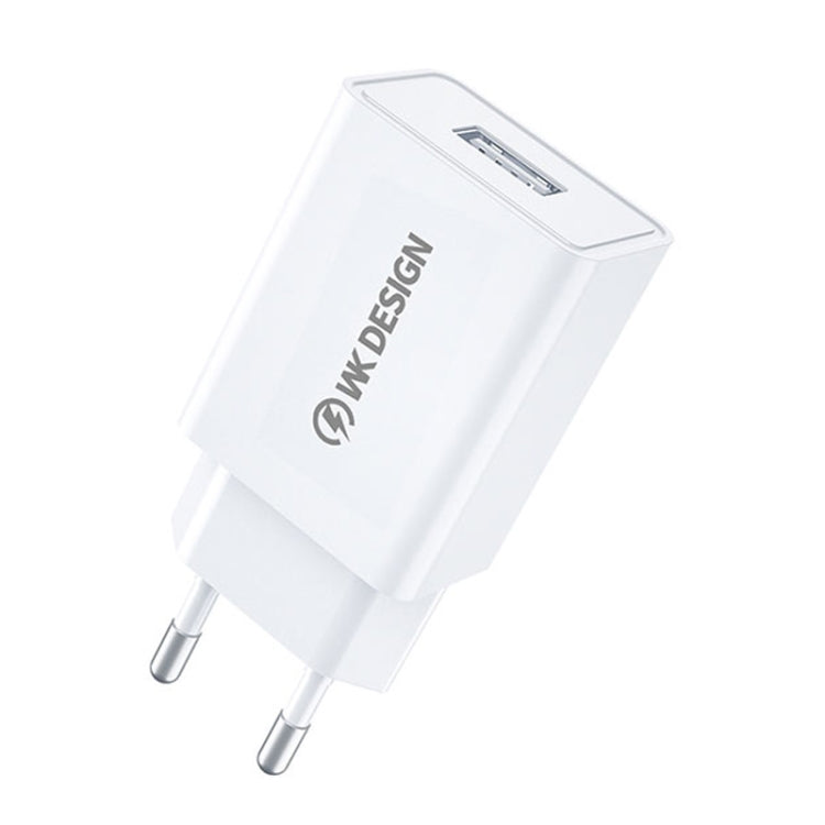 WK WP-U118 10W Single USB Port Travel Charger Power Adapter, EU Plug, WP-U118 EU Plug
