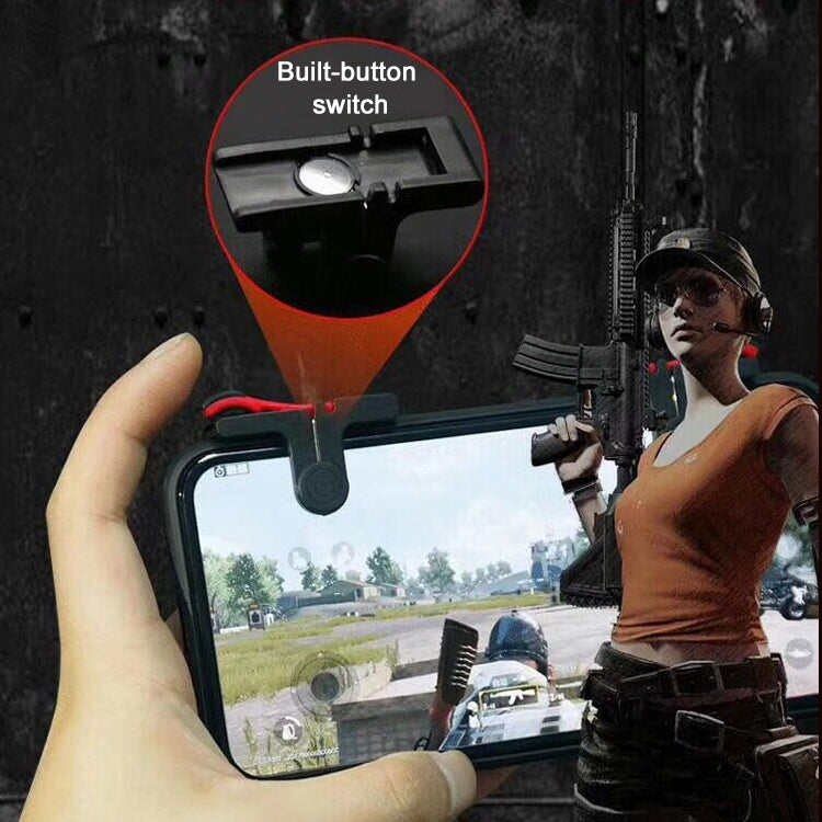 D9 1 Pair Mobile Phone Gaming Handle L / R Shooter PUBG Game Controller, D9