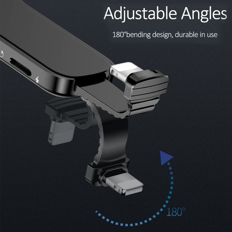 Adaptateur de charge rapide LXS08 8 broches vers 8 broches + 3,5 mm, anneau de support audio, 8 broches + 3,5 mm