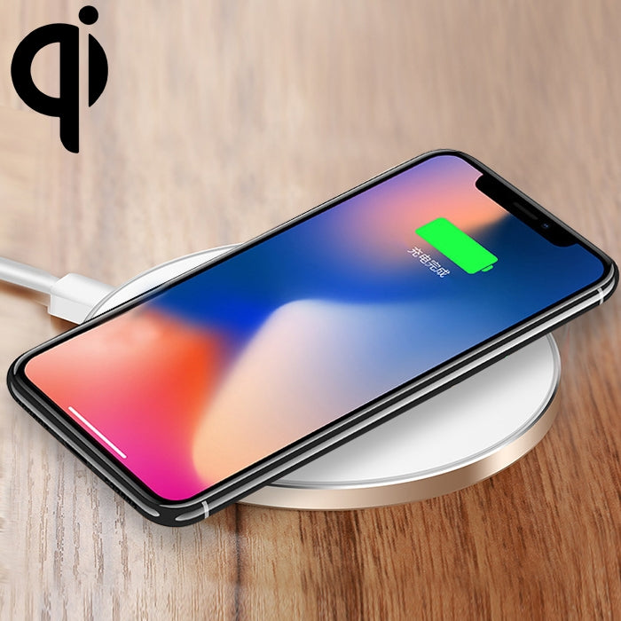 GY-68 Ultra-Thin Aluminum Alloy Wireless Fast Charging Qi Charger Pad
