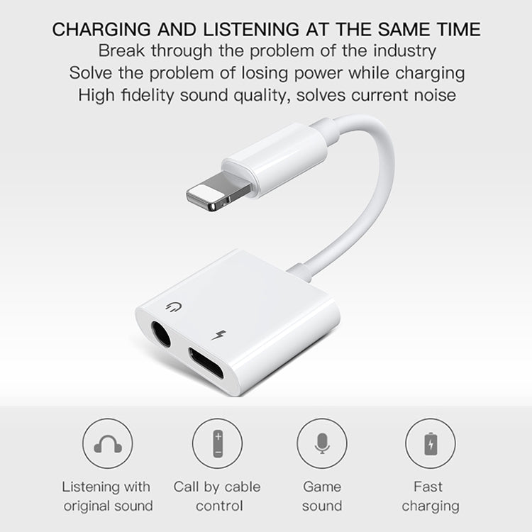 JOYROOM S-Y104 Ben Series Apple 3.5+Lightning Adapter, Length: 1.2m